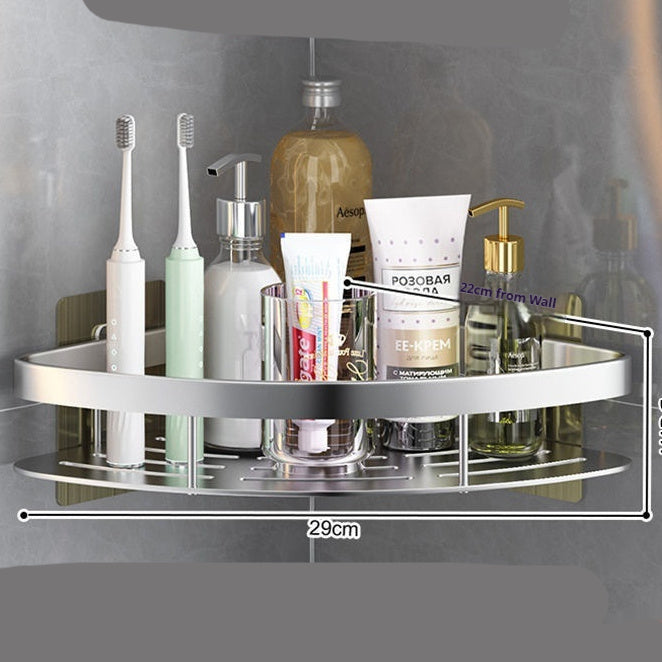Anti-Rust Metal Steel Shower Rack-Large Capacity,Bathroom Organizing Shelves, Convenient Storage And Home Decoration