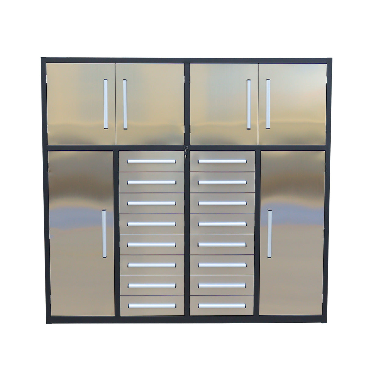 7ft Garage Storage Cabinet with 16 Drawers