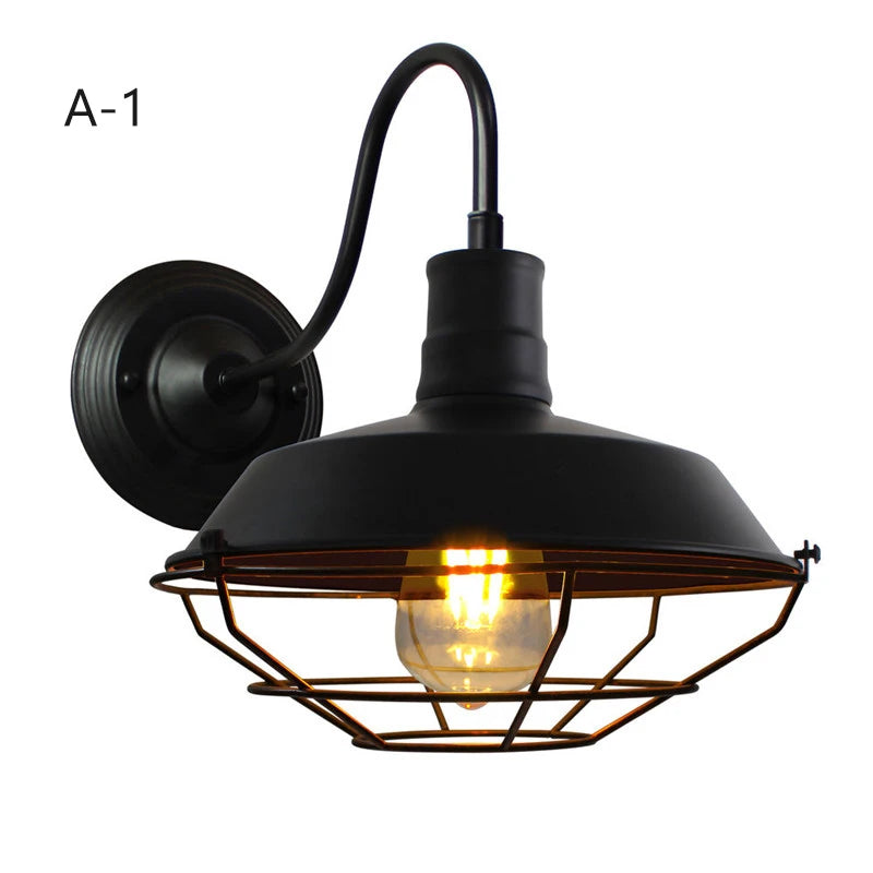 American Loft Sconce Gooseneck Wall Lights LED E27