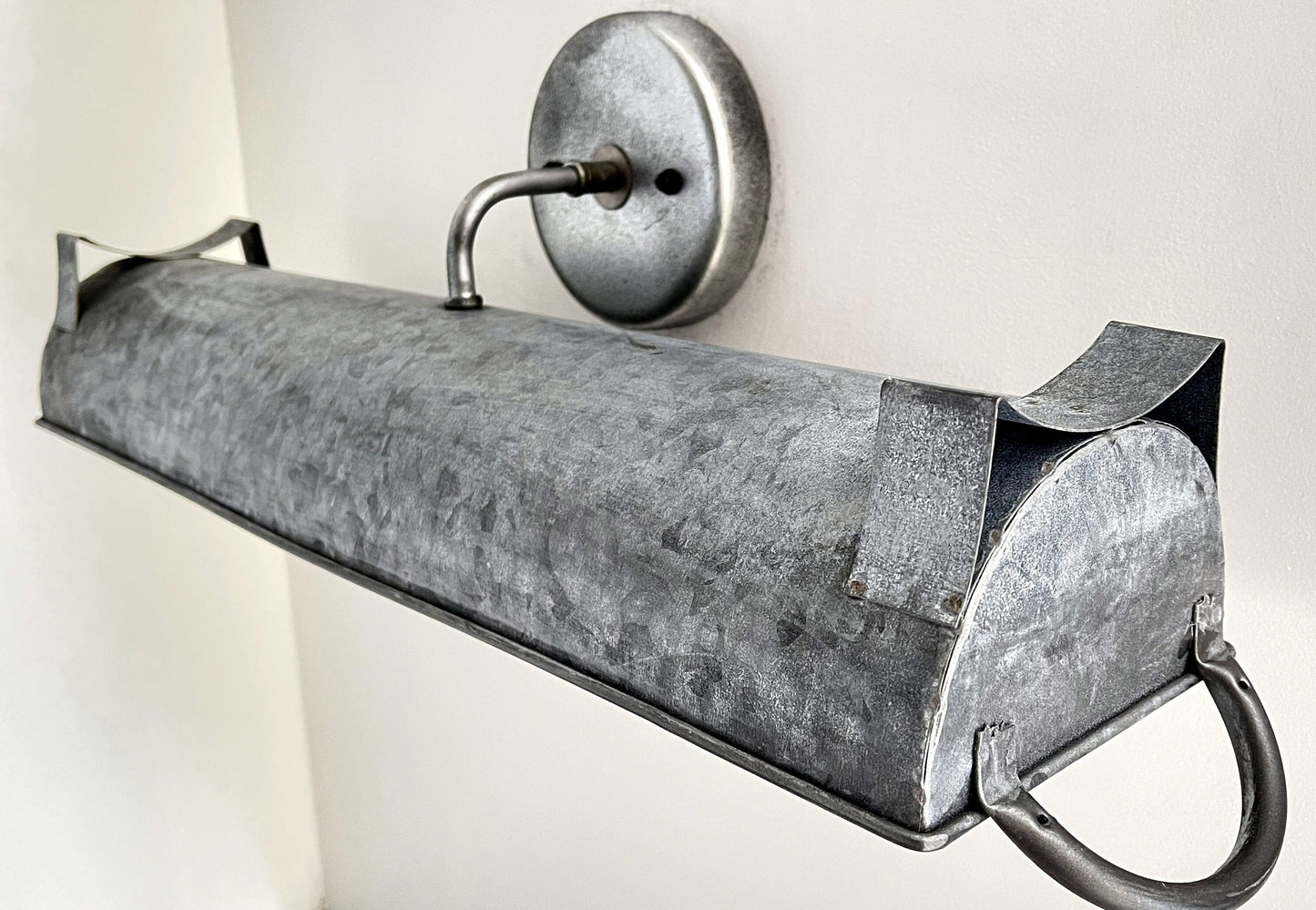 Galvanized Dome Farmhouse Wall Vanity Bathroom Light Fixture (3 sizes)