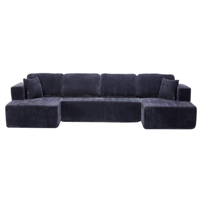 U-Shape Modular Sectional Sofa For Living Room