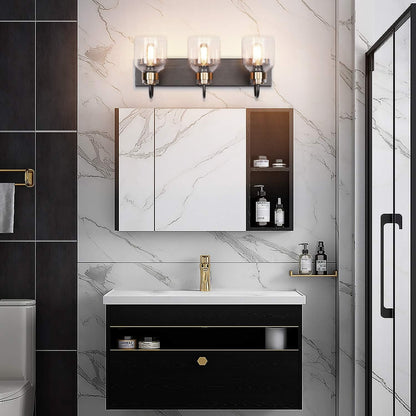 Black Vintage Bathroom Vanity Light Fixture