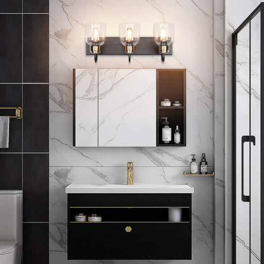 Black Vintage Bathroom Vanity Light Fixture