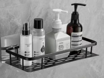 Anti-Rust Metal Steel Shower Rack-Large Capacity,Bathroom Organizing Shelves, Convenient Storage And Home Decoration