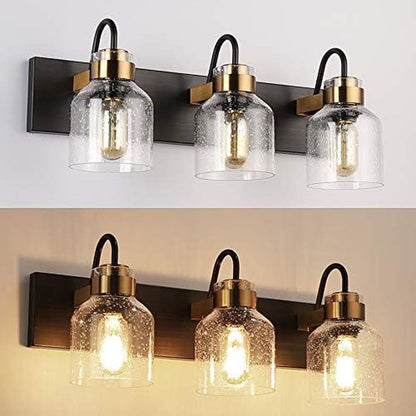 Black Vintage Bathroom Vanity Light Fixture