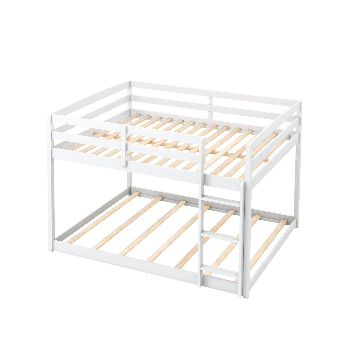Full Over Full Bunk Bed Low-to-ground Bunk Bed