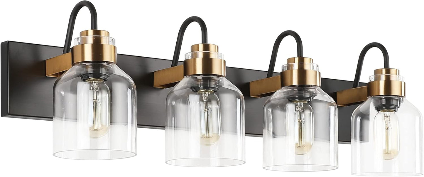 Black Vintage Bathroom Vanity Light Fixture