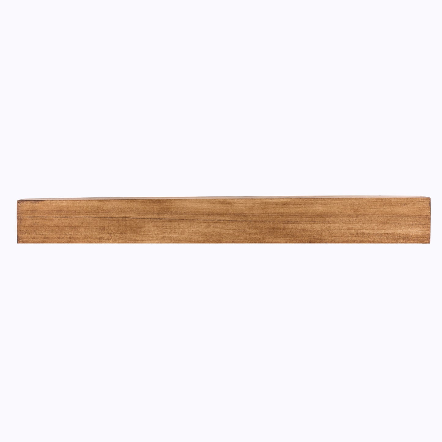Farmhouse Poplar Wood Floating Fireplace Mantel