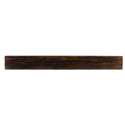 Farmhouse Poplar Wood Floating Fireplace Mantel