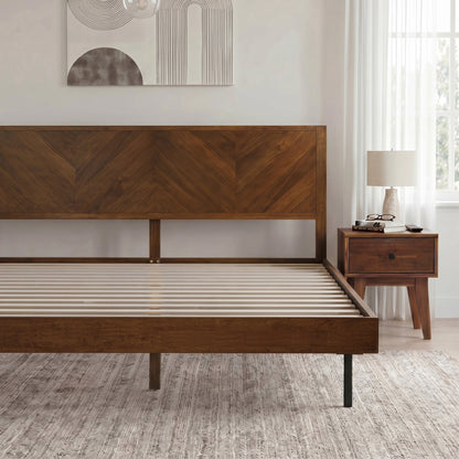 Alander Solid Wood Bed Frame