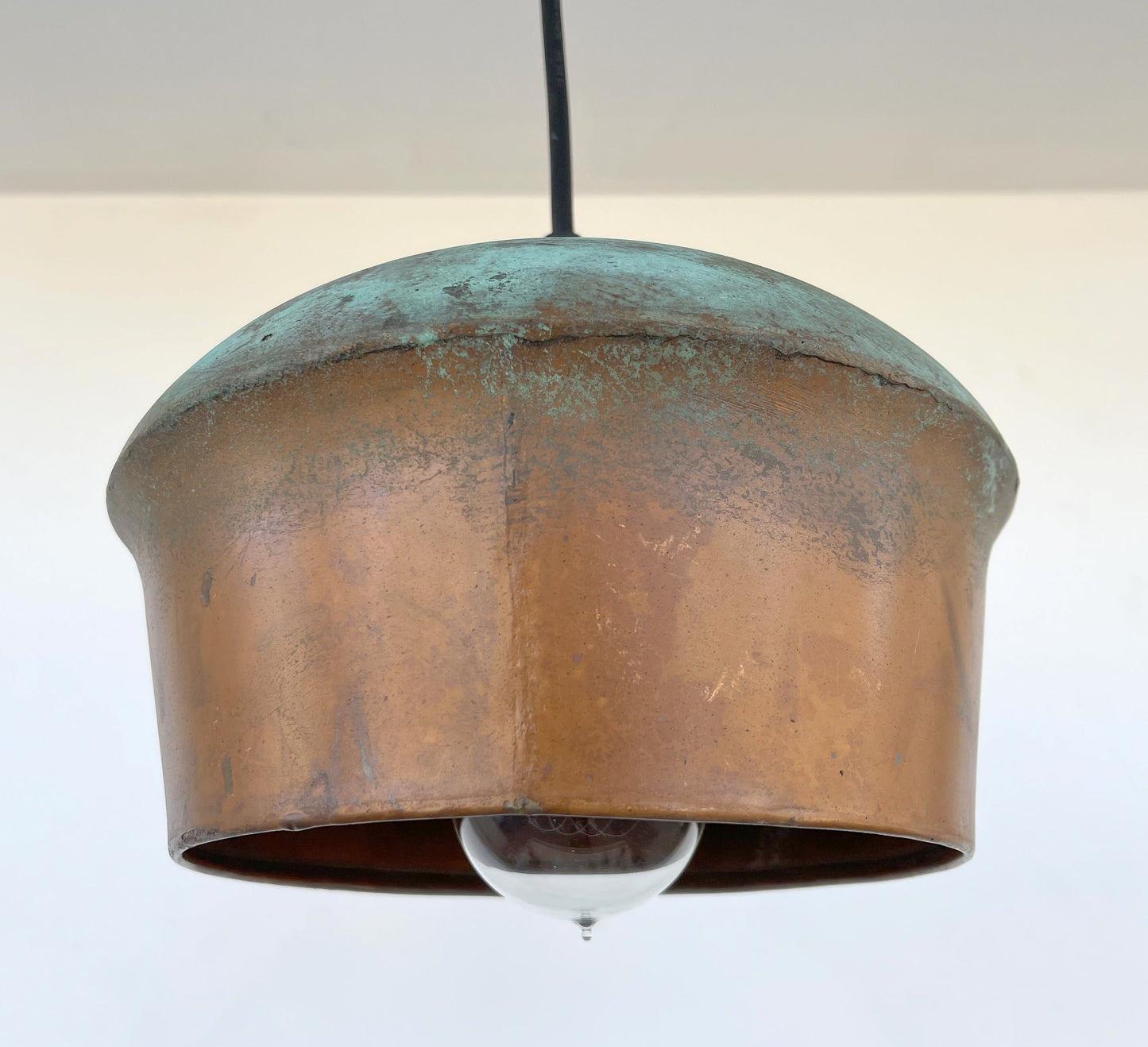 Handcrafted Copper Pendant Light | 8.5" | Farmhouse Kitchen Pendant