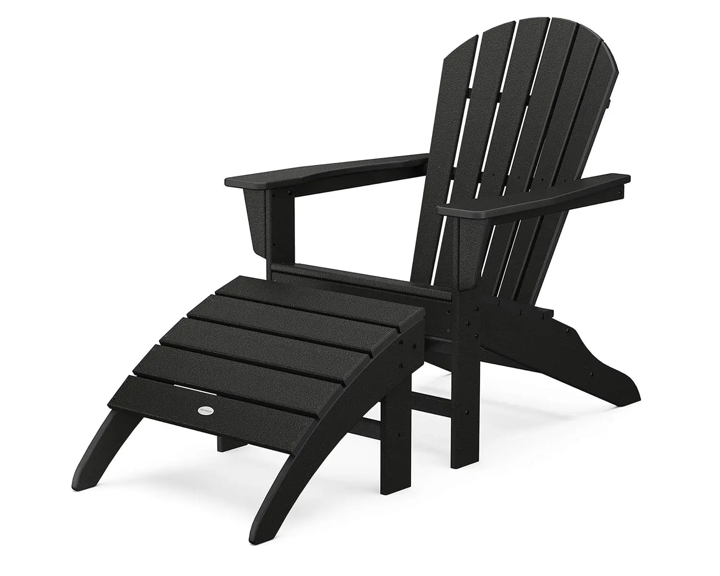 South Beach 2-Piece Adirondack Chair Set with Ottoman, Customized