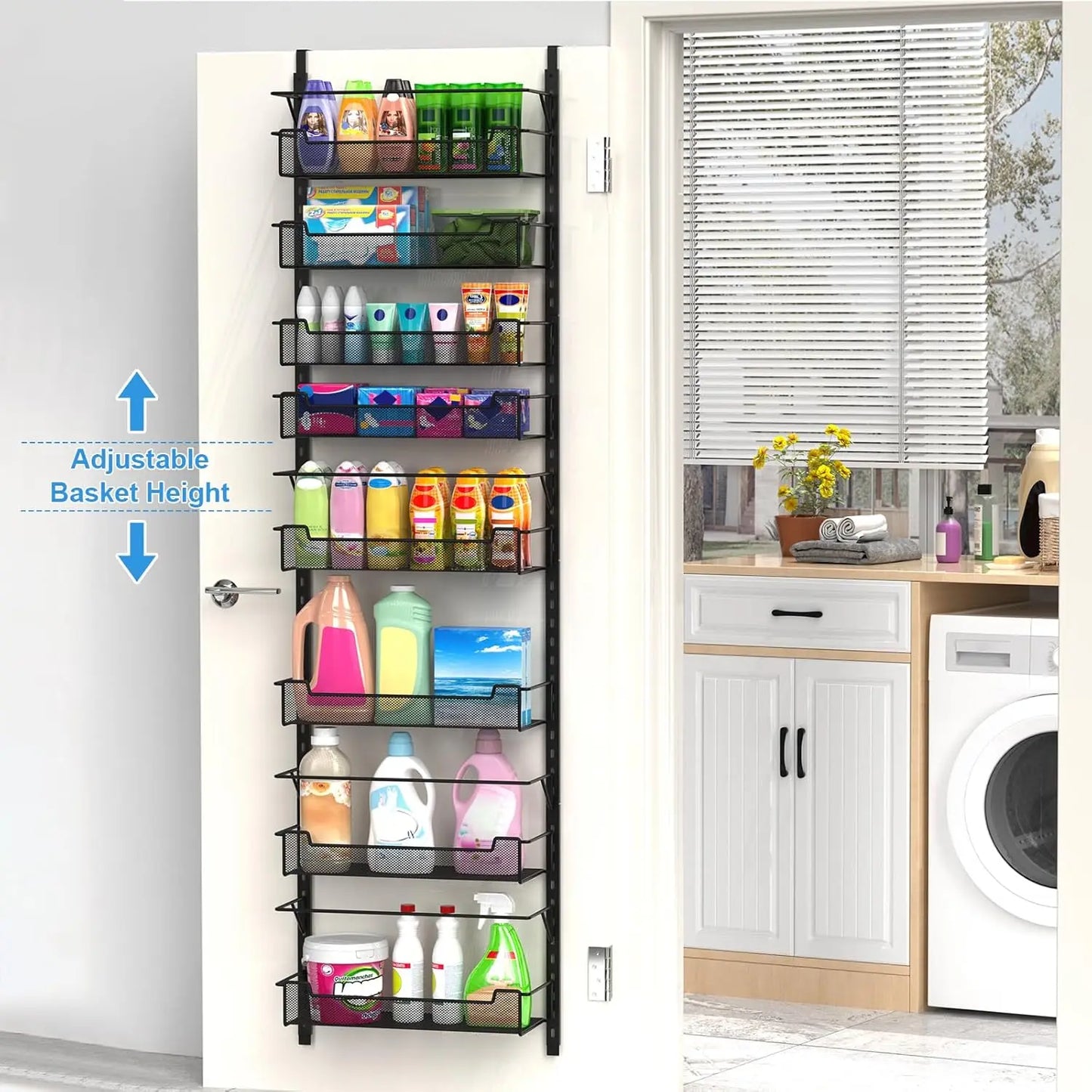 8-Tier Adjustable Over-the-Door  Organizer