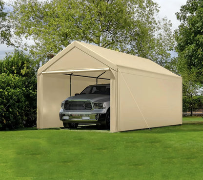 10x20 Ft Heavy Duty Canopy Steel Canopy Storage Shed