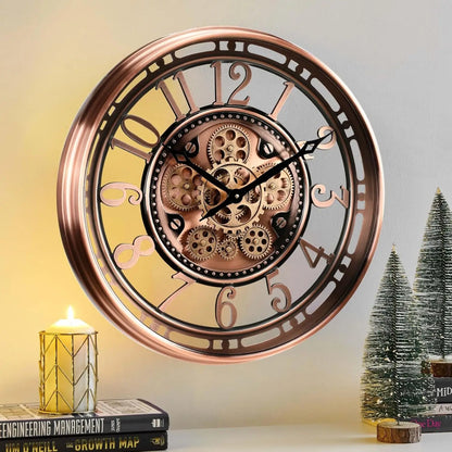 21 Inch Moving Gear Wall Clock