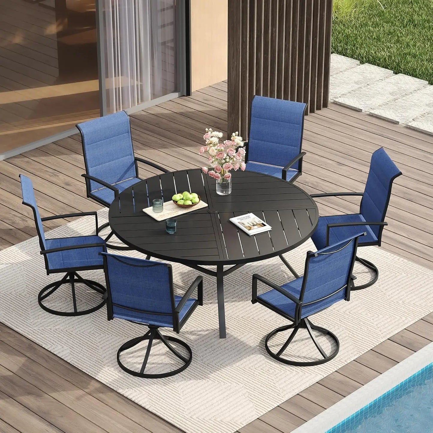 Patio Dining Set for 6