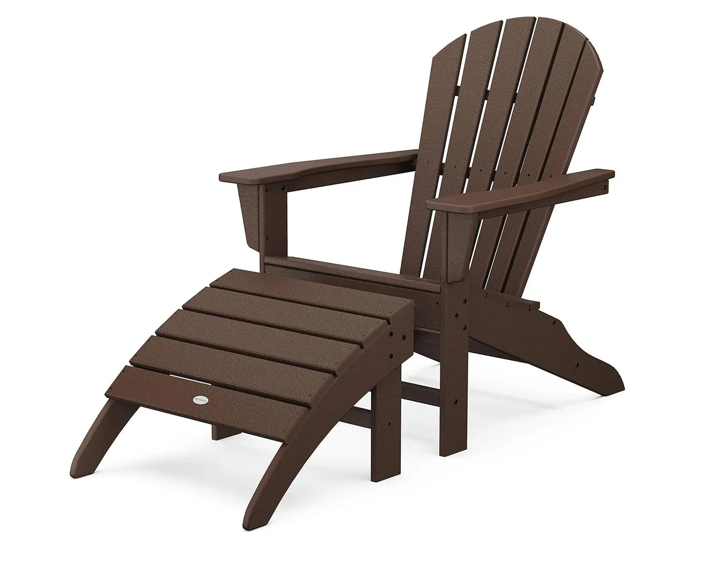 South Beach 2-Piece Adirondack Chair Set with Ottoman, Customized