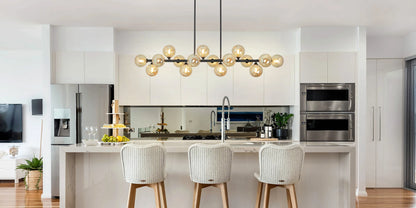 Mid Century Modern Chandelier 16-Lights Sputnik Chandelier 54in