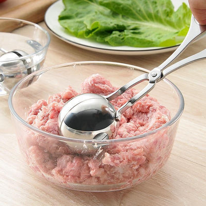 Stainless Steel Meat Ball Maker Tool – Non-Stick Meatball & Rice Ball Shaper