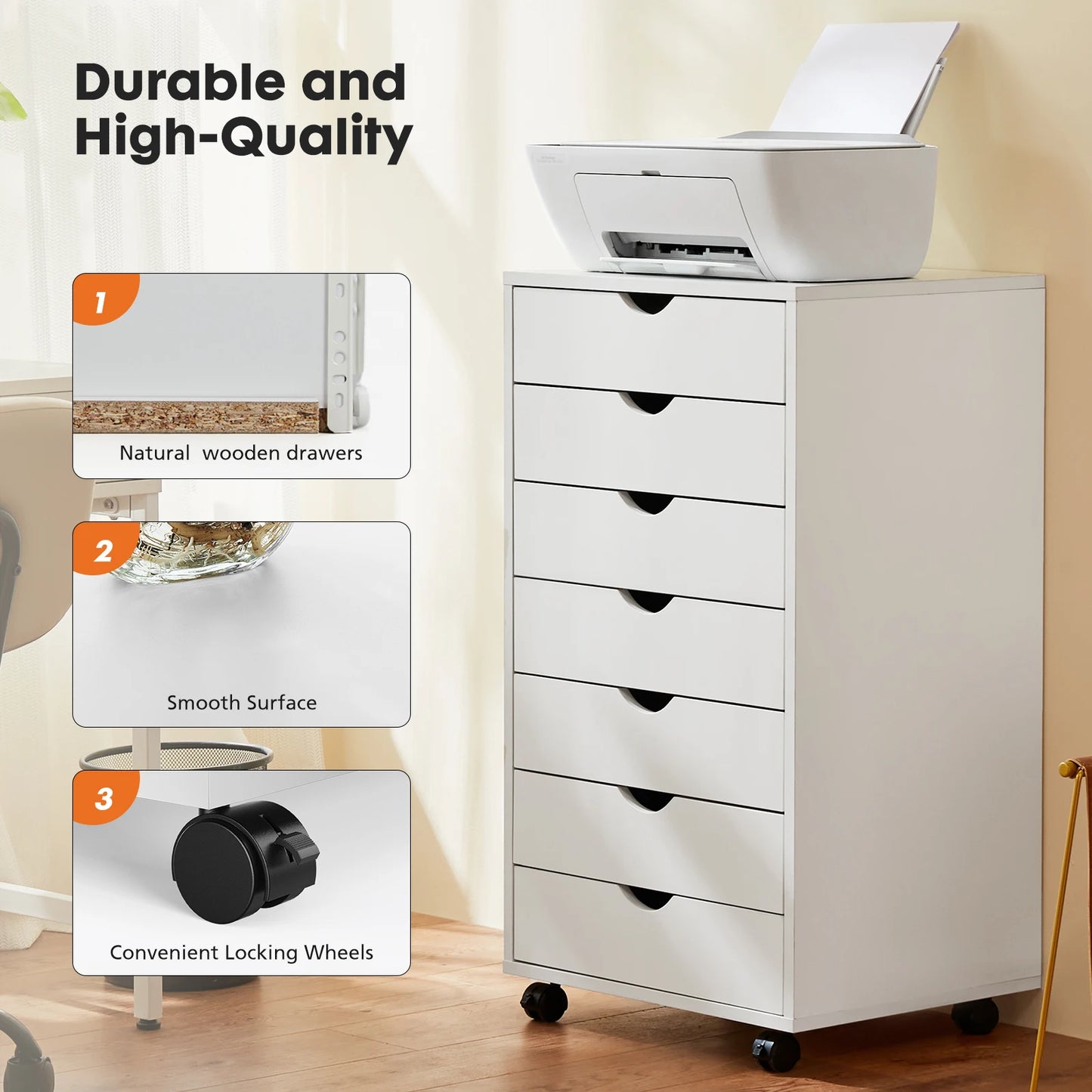JHK 7 Drawer Chest