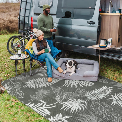 Outdoor Plastic Carpet Outdoor Rugs Waterproof Reversible Camping Mat Outdoor Plastic Straw Rugs RV Mat For Family Camp Picnic