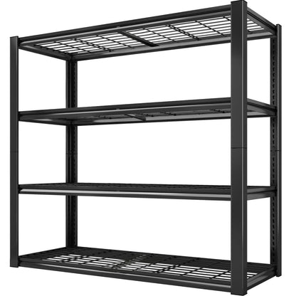 Sturdy 4-Shelf Garage Storage Unit, Supports Up to 2240 Pounds