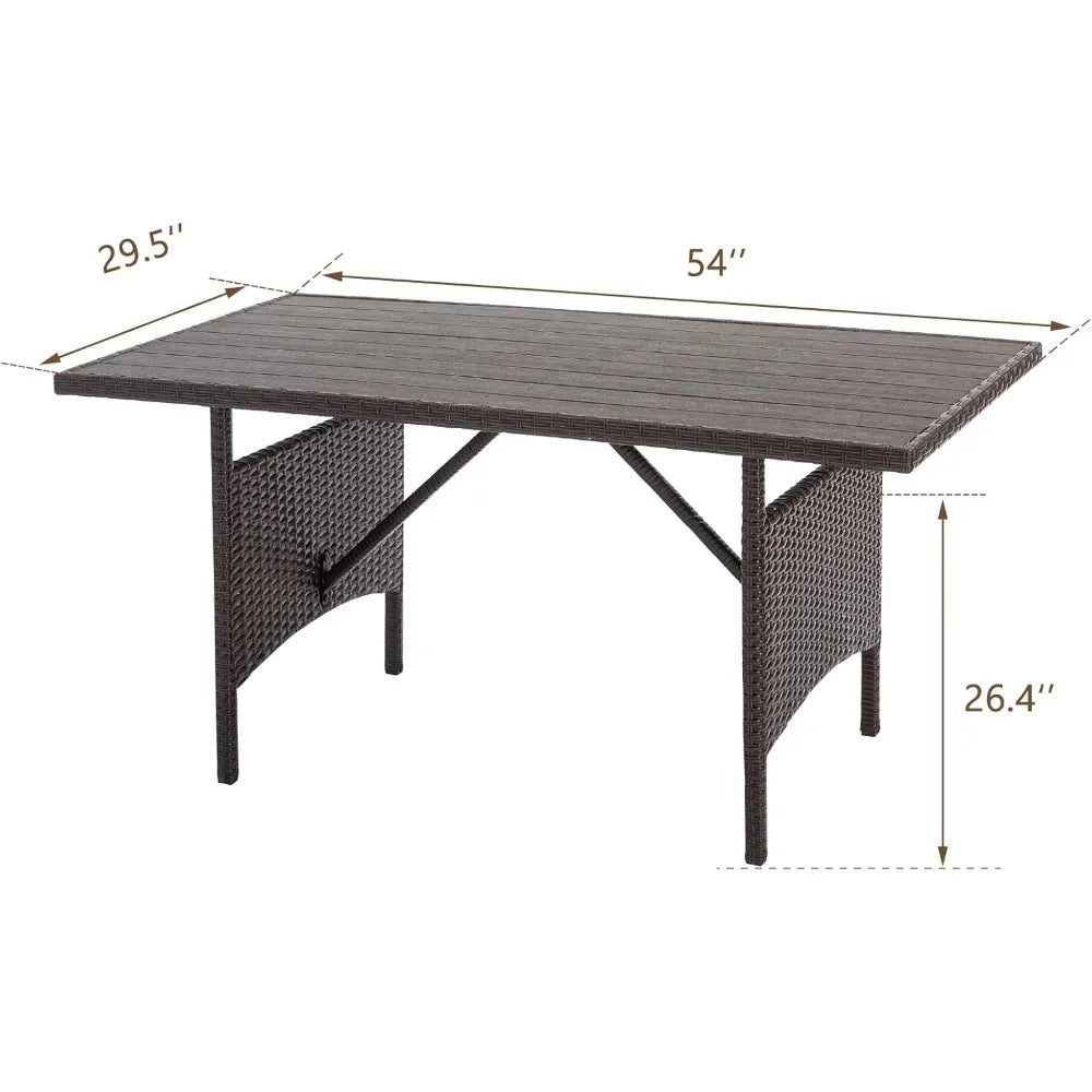 Wicker Outdoor Living Patio Set
