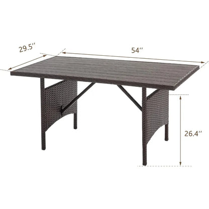 Wicker Outdoor Living Patio Set