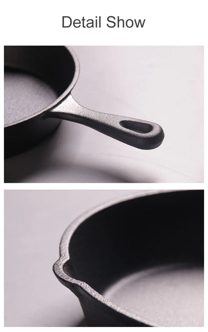 SHANGPEIXUAN Cast Iron Pre-Seasoned Skillet