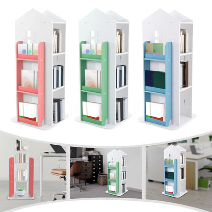 360° Rotating Creative Castle Bookcase
