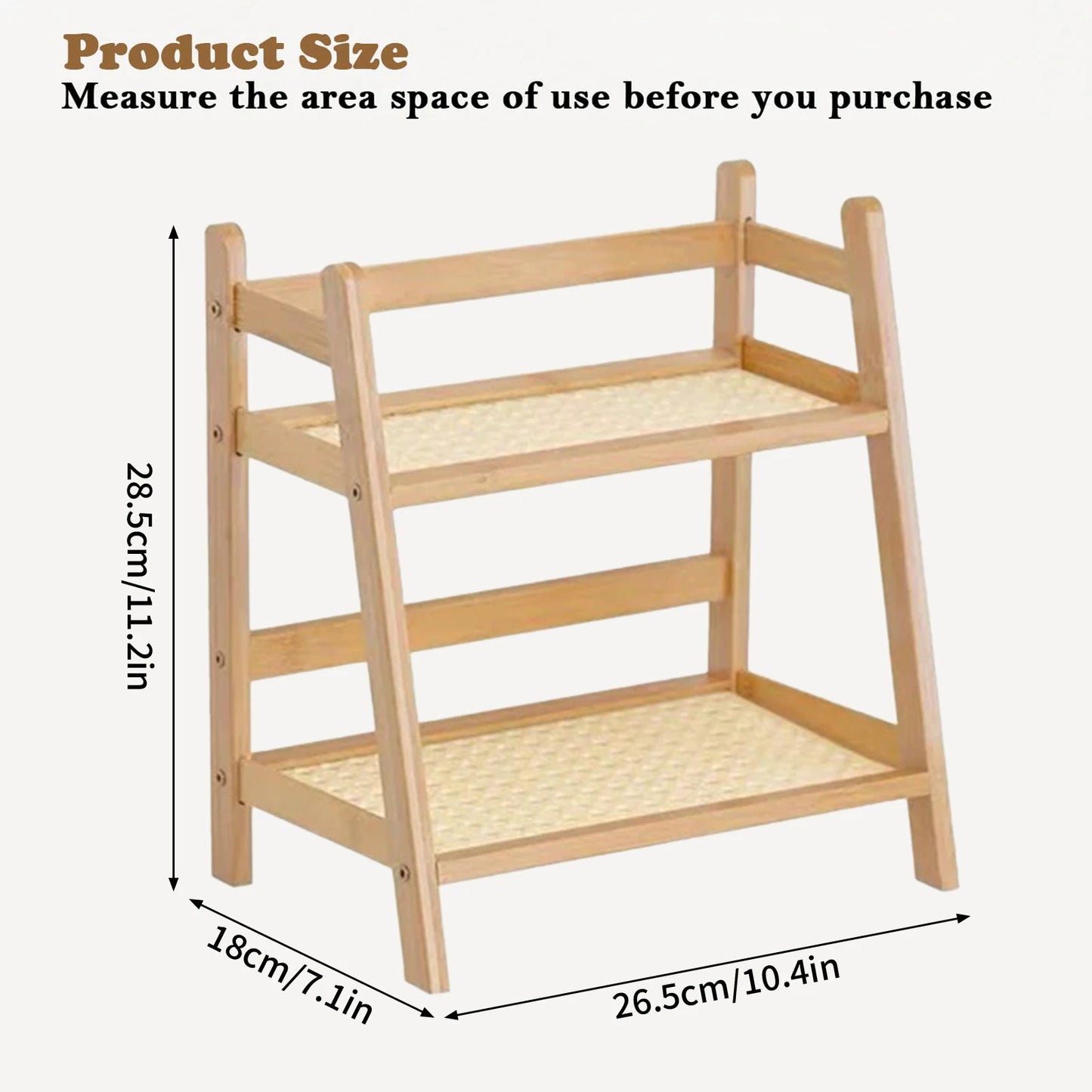Double Layer Desktop Organizer Shelf