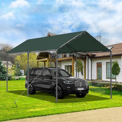 10x20 Ft Heavy Duty Canopy Steel Canopy Storage Shed