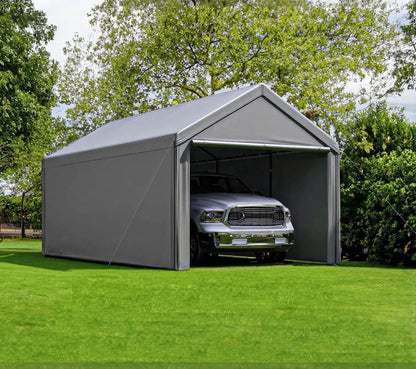 10x20 Ft Heavy Duty Canopy Steel Canopy Storage Shed