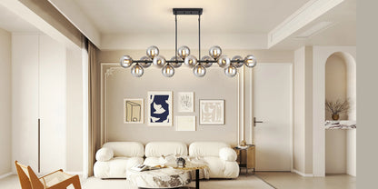 Mid Century Modern Chandelier 16-Lights Sputnik Chandelier 54in