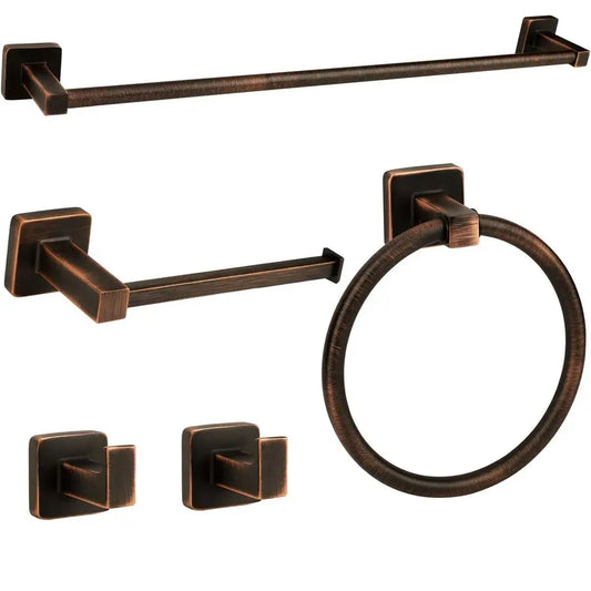 Antique  Oil Rubbed Bronze,24 Inch Towel Bar Set