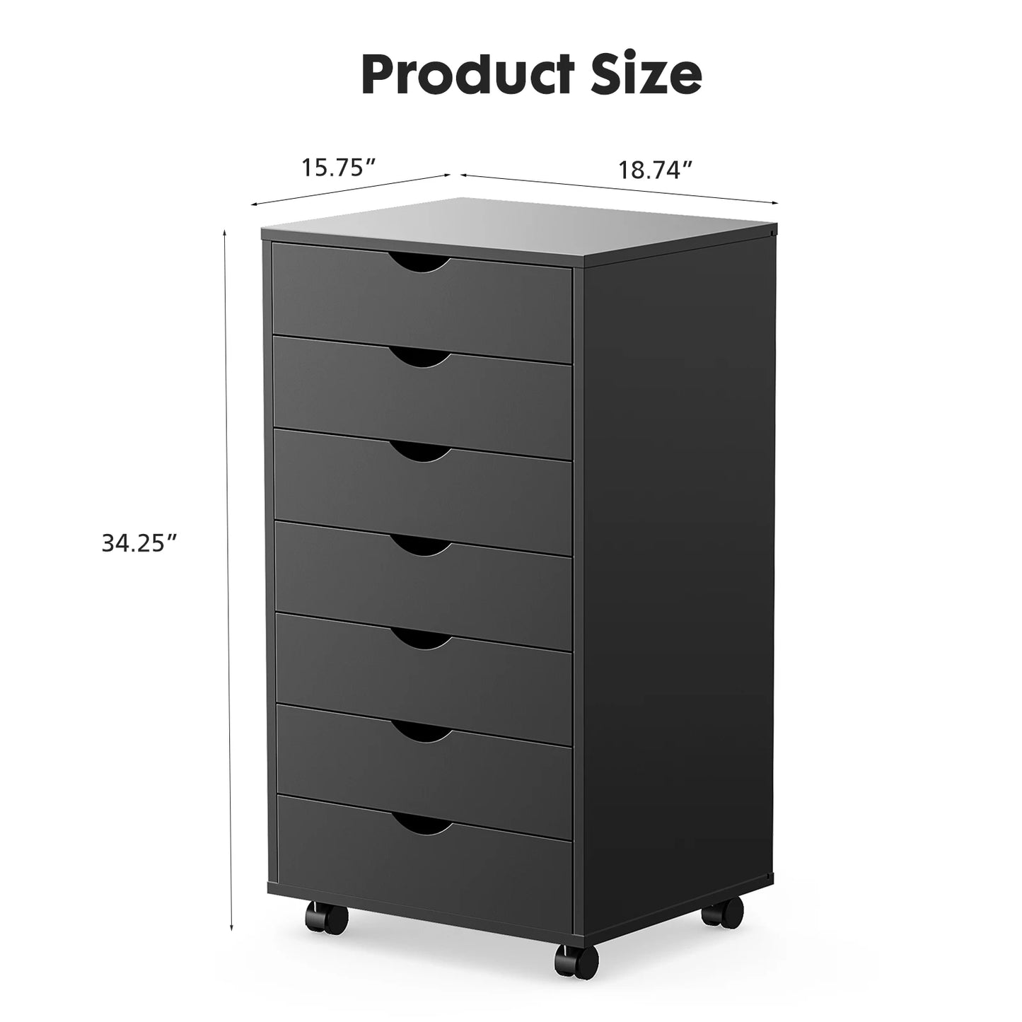 JHK 7 Drawer Chest