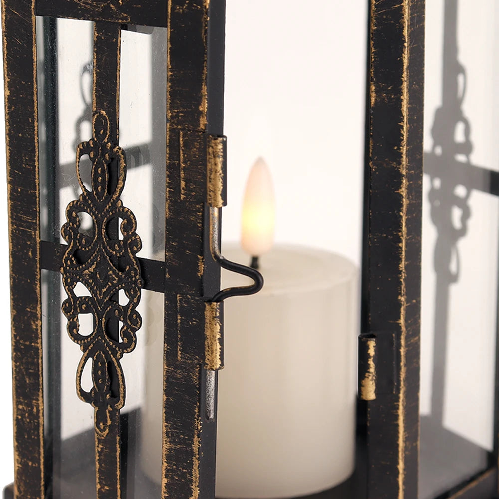 Vintage Nordic Candle Holder, Hanging Lantern