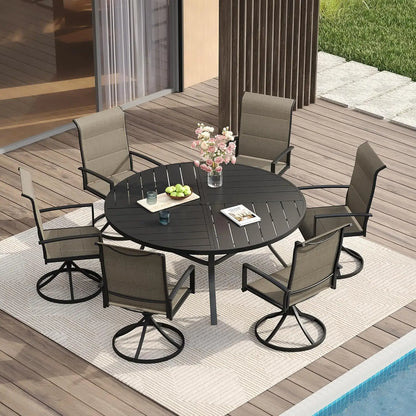 Patio Dining Set for 6
