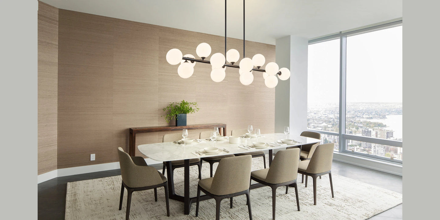 Mid Century Modern Chandelier 16-Lights Sputnik Chandelier 54in