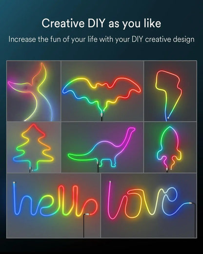 Flexible LED Light Strip With Remote And APP Control RGB Lighting Strip For Bedroom