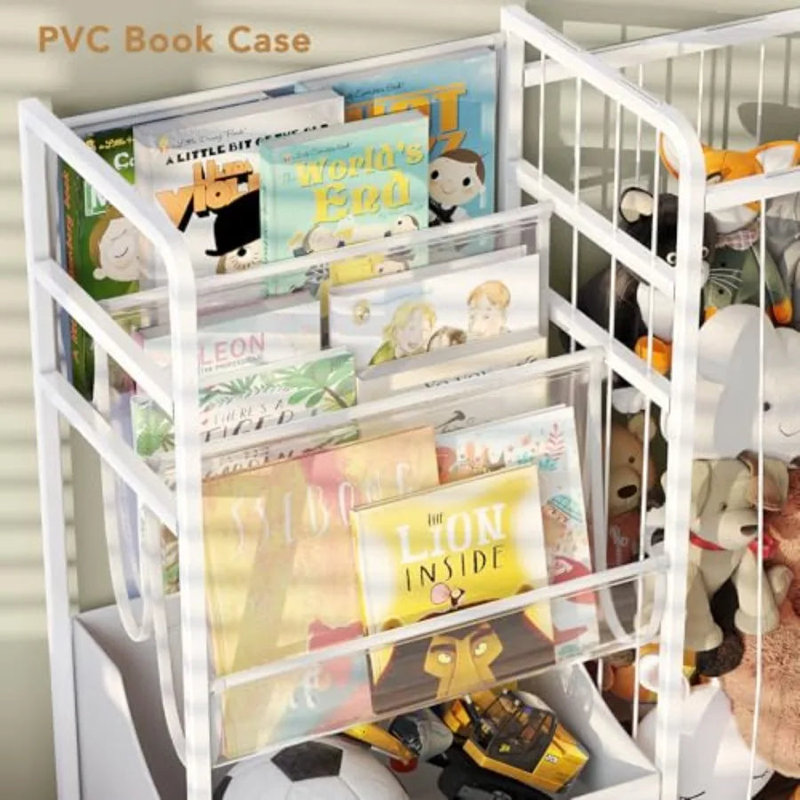 Bookshelf and Stuffed Animal Storage