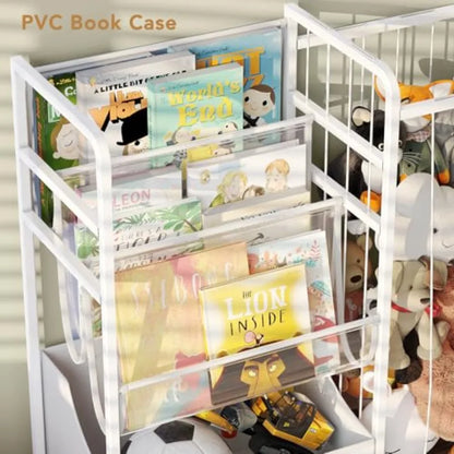 Bookshelf and Stuffed Animal Storage