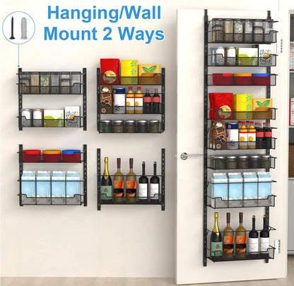 8-Tier Adjustable Over-the-Door  Organizer