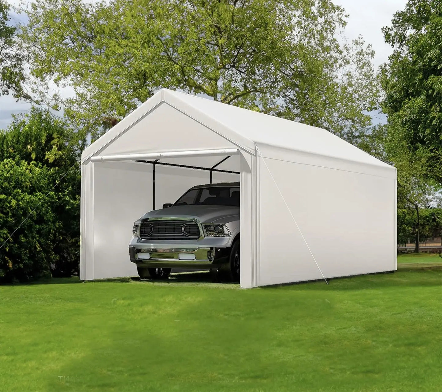 10x20 Ft Heavy Duty Canopy Steel Canopy Storage Shed