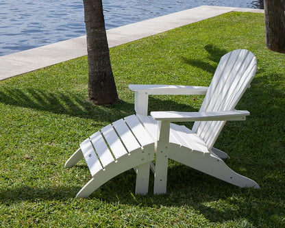 South Beach 2-Piece Adirondack Chair Set with Ottoman, Customized