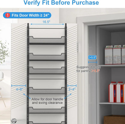 8-Tier Adjustable Over-the-Door  Organizer