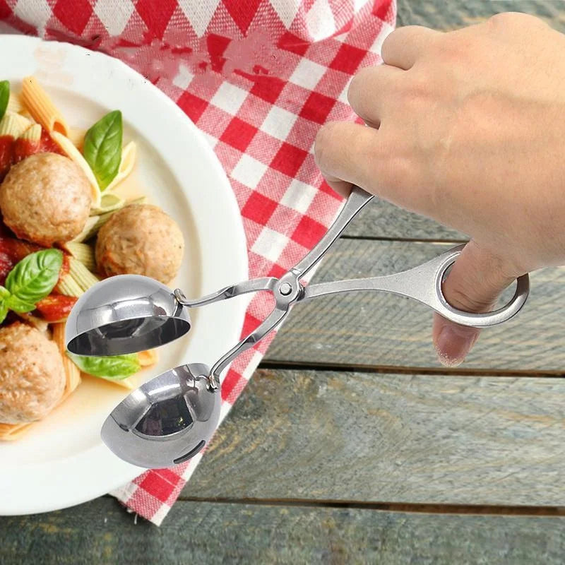 Stainless Steel Meat Ball Maker Tool – Non-Stick Meatball & Rice Ball Shaper