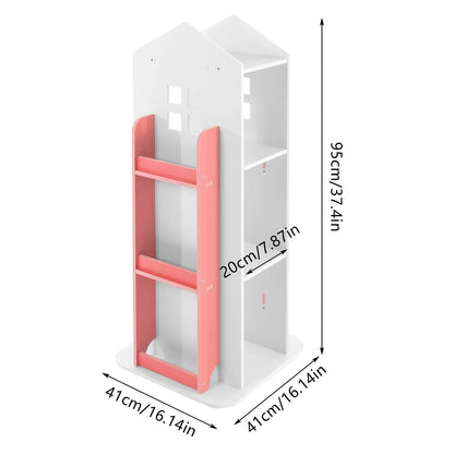 360° Rotating Creative Castle Bookcase