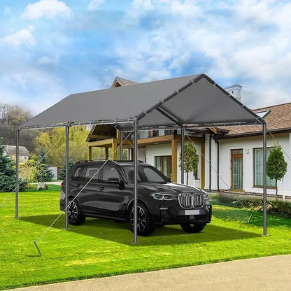 10x20 Ft Heavy Duty Canopy Steel Canopy Storage Shed