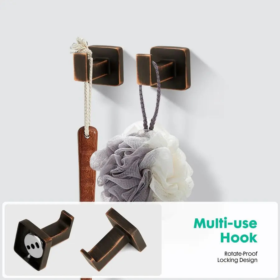Antique  Oil Rubbed Bronze,24 Inch Towel Bar Set
